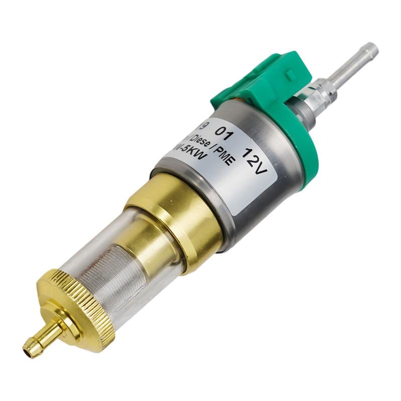 12/24V-22/28ML Fuel Dosing Pump With Double Filter For 1KW-5KW For Eberspacher Air Diesel Parking Oil Pump