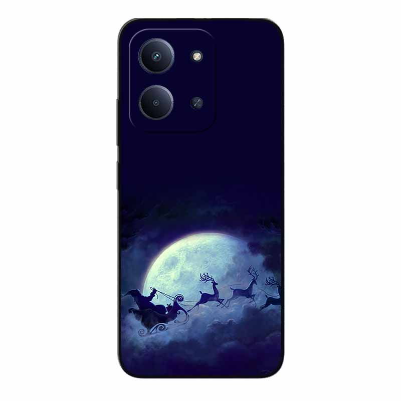 Christmas Phone Case For Redmi 15C 4G Global 171.5mm Case Black Silicone Bumper For Xiaomi Redmi15C 4G Cover 15C4G Cartoon Coque