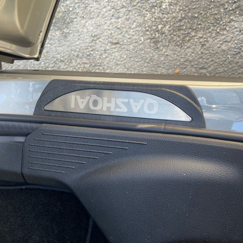 Für Nissan Qashqai J12 2024 Hintertür Kofferraum Stoßfänger Einstiegsleiste Pedal Schutzleiste Abdeckung Verkleidungen Autozubehör