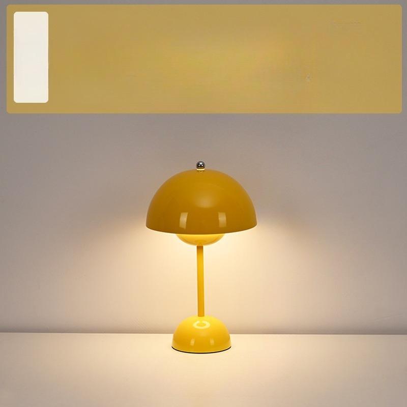 1Pc Rechargeable Flower Bud Table Lamp, Ambient Lamp, Bedroom Modern Simple and Atmospheric Table Lamp, Decorative Lamp