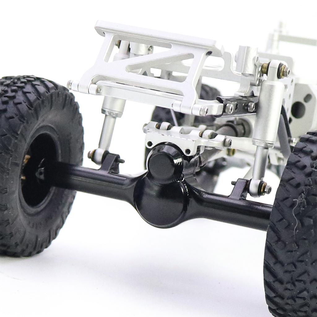 Aluminum Planet Axles Lsokinetic 3-Section CVD Brass Steering Knuckles Max.52° for 1/24 Axial SCX24 C10 JLU Gladiator Bronco