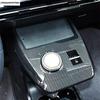 Window Lift / Head Light / Steering Wheel / Gear Shift Panel Cover Trim For MG 4 EV  2024 Carbon Fiber Accessories Interior
