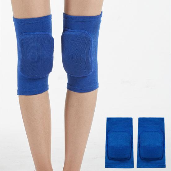 1 Pair Knee Protector Elastic Fabric Compression Thickened Knee Sports Gear Pad