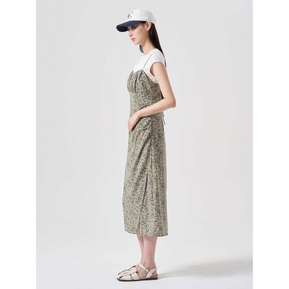 8SECONDS Floral Pattern Dress Khaki (354771Mq8H)