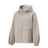 Comfortable Casual Minimalist Solid Color Sports Zip-Up Hooded Windbreaker Jacket Men Jackets Dusty-Gray AFDUB90-5