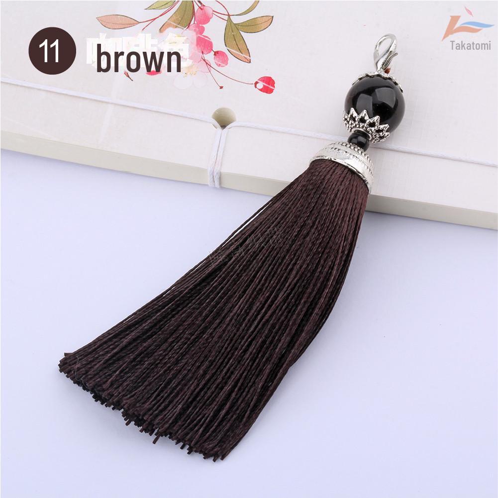 Ciucure Mediu de 8cm cu Închizătoare Tip Homar pentru Artizanat și Decorațiuni de Evantai