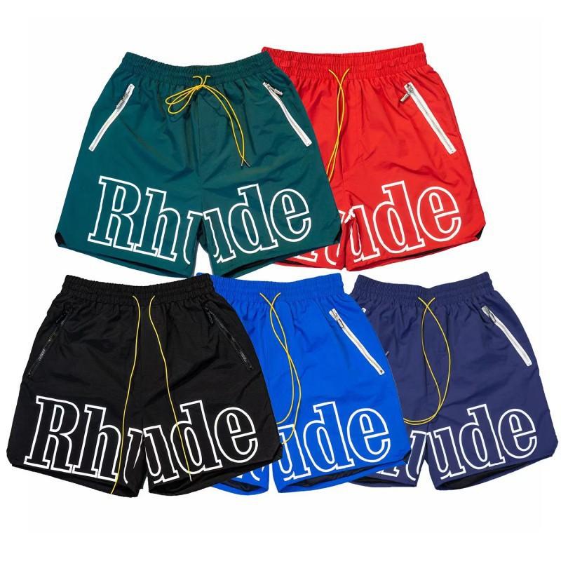 Mens Hip Hop Drawstring Shorts With Reflective 3M Letter Print Loose Fit Streetwear Cargo Jogger Pants