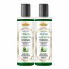 Khadi 100% Natural Neem & Aloe Vera Hair Cleanser - 100% Herbal Shampoo for Dandruff Control & Scalp Purification - Gentle, Sulfate-Free, Paraben-F
