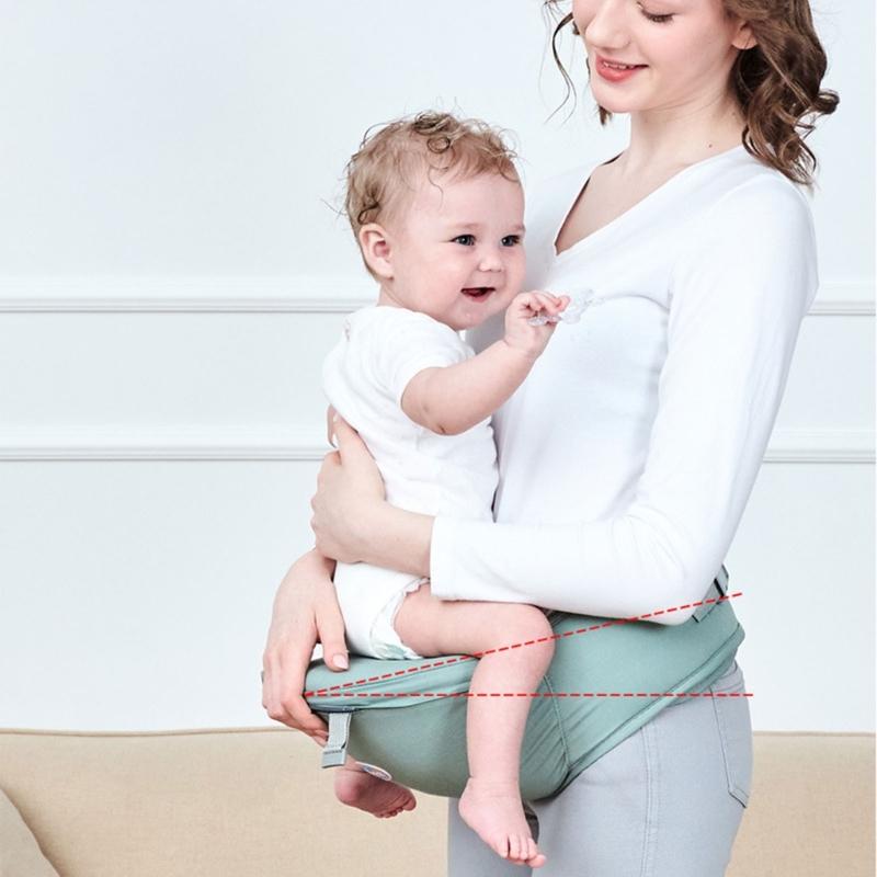 Breathable Infant Carrying Device Convertible Front Facing Position Secure Buckles Wide Shoulder Straps for 0-3 Years