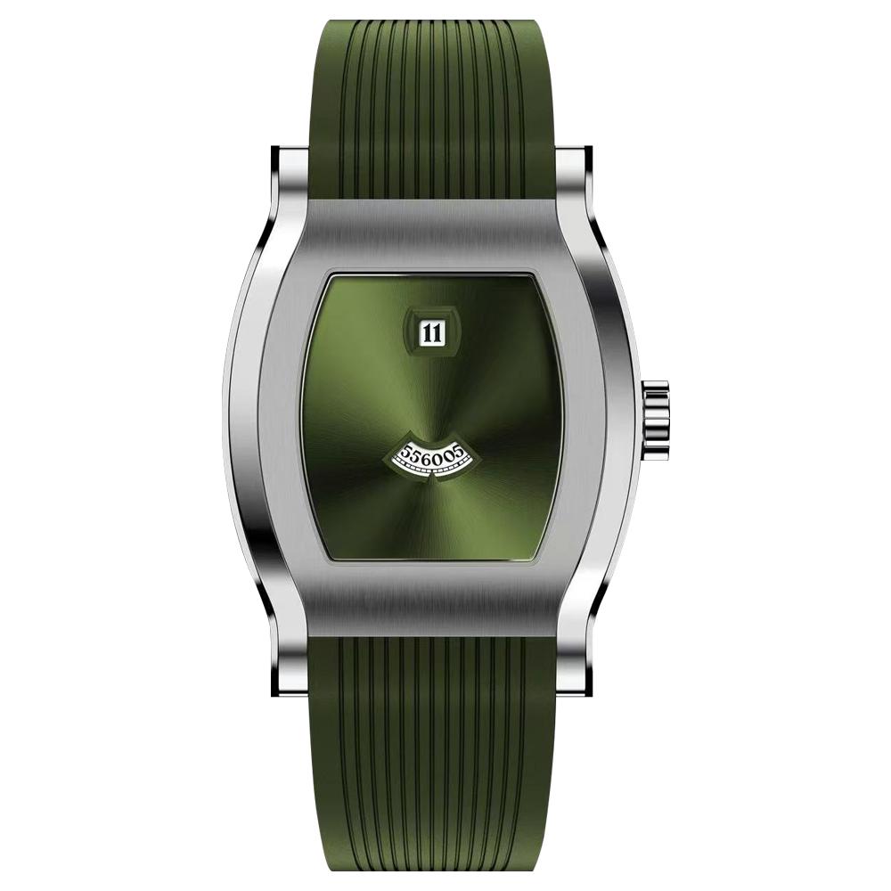Specht & Söhne Men's Automatic Watch | Luxury Jump Hour Mechanical Wristwatch Stainless Steel Sapphire Crystal Reloj