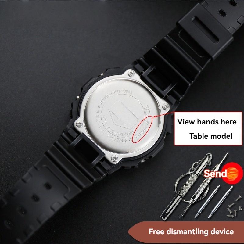 Resin Strap Case for DW5600 DW-5600 GW-B5600 DW-5610 GW-5610 GW-B5600 Waterproof Watch Bracelet Bezel Shell Watchband Case