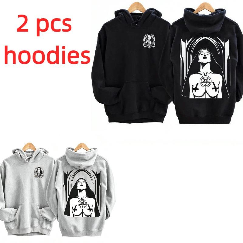 Fashion Europe Autumn Y2K Hip Hop Trend Hoodie Men's Street Pullover Casual Vintage Sweatshirt Women's Hoodie Clothing