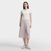 FILA White Fashion Simple Elegant Versatile Loose Comfortable Skirt Pants Casual Long Skirt Women skirts Lotus-Gray-Pink F11W623301FPK