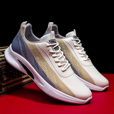 Sapatos esportivos masculinos de malha respirável sapatos casuais leves tendência da moda tênis de corrida outono novos sapatos masculinos