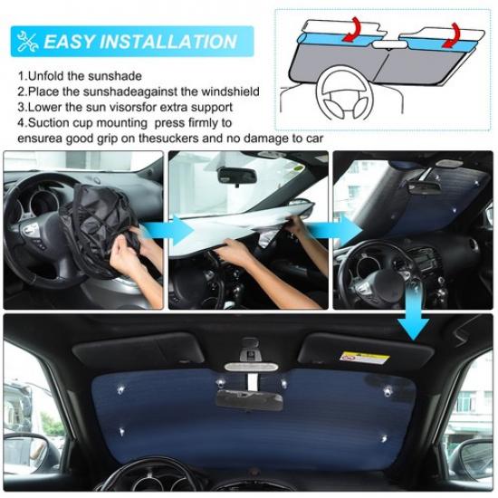 Car Sun Shade Windshield Window Sunshade Cover For Nissan Juke 2011-