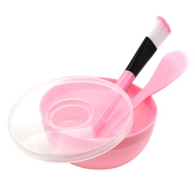 Set Pennello Viso Ciotola Cucchiaio Maschera Pennello Maschera Bar Strumenti di Bellezza Fai da Te Strumenti per Miscelare Forniture per il Trucco per la Cura della Pelle Strumenti per il Viso Donna