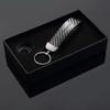 New Carbon Fiber Leather Car Keychain Metallic Keyring chain For Honda Civic Accord Fit Jazz Pilot CRV Odyssey Passport City HRV TV7