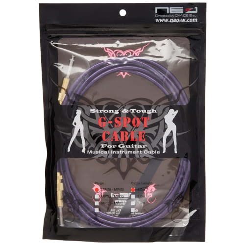 

Oyaide Electric Guitar/Bass Cable (Straight-Straight), 3.0m, G-SPOT CABLE SS/3.0