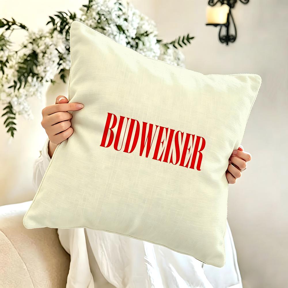 Trinken BBudweiser Kissenbezug Kissenbezug Kissenbezug Polsterung Sofa Wurfkissen Heimdekoration heiß