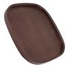 Tea Tray Bamboo Teaboard Refreshment Dried Fruit Teacup Serving Plate Walnut Wood Color S