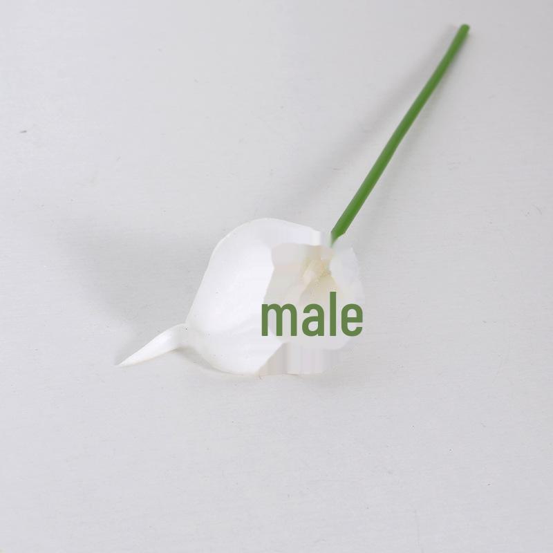 Mini PU Calla Lily Artificial Flowers for Home Decor and Photography Props