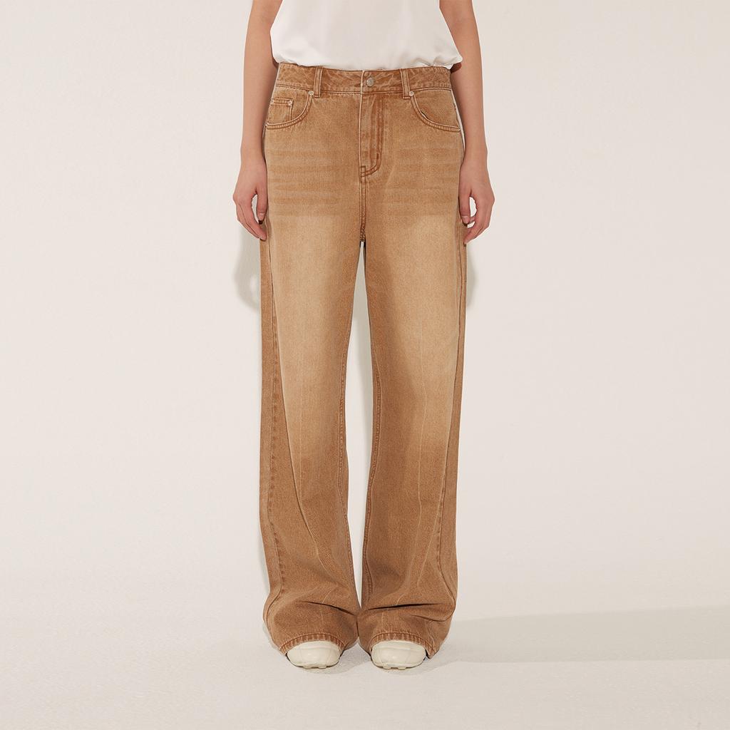 Soltipebeul Color Dyeing Jean [Brown]