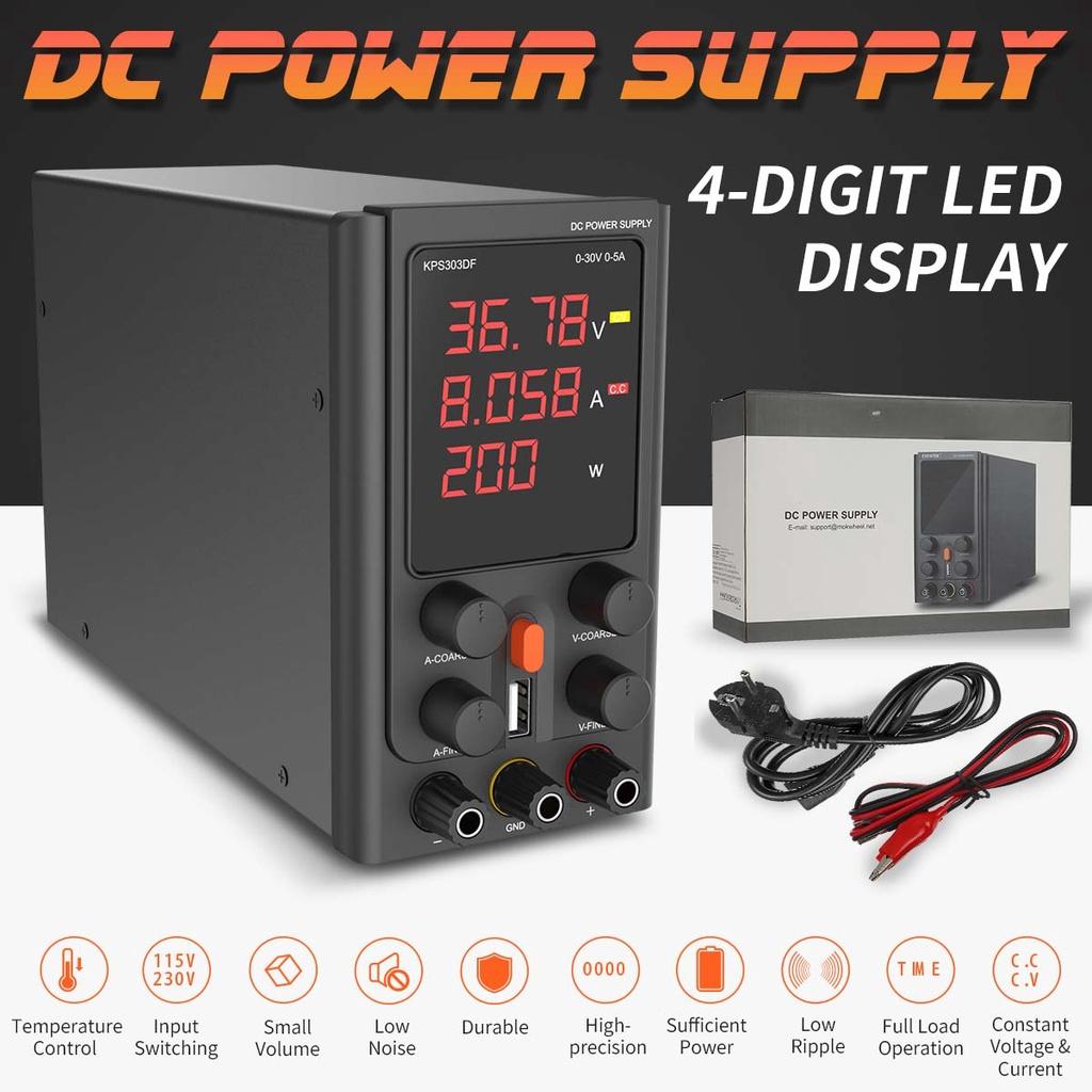 30V 10A Adjustable DC Power Supply Voltage Regulator LED Digital Laboratory Stabilizer Switching DC Power 60V 5A Bench Source AC230