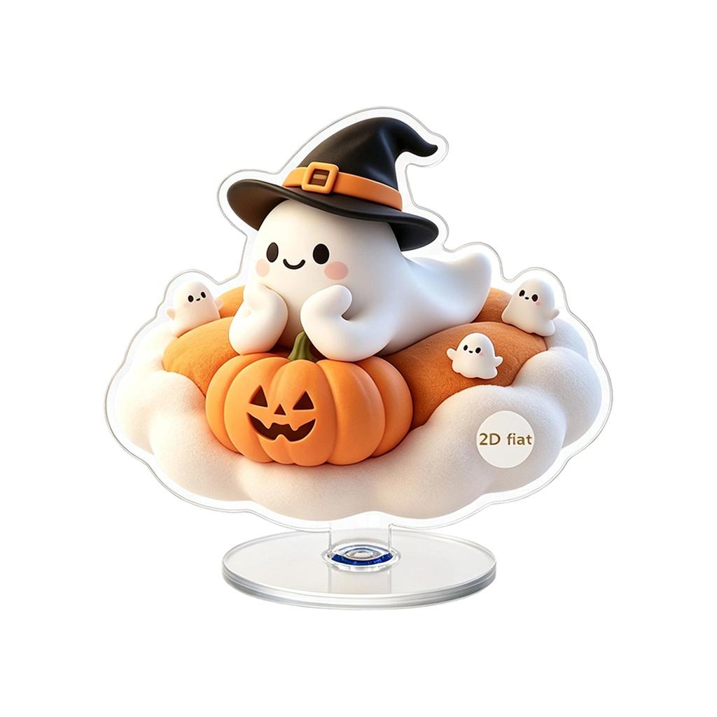 Halloween Rotating Tabletop 2D Decorative Ornament for Party and Home