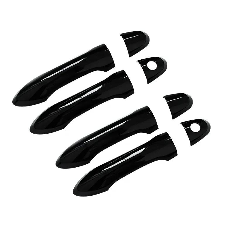 Black Door Outer Handle Decorative Sticker for LEAPMOTOR T03 Door Bowl Handle Changed Style Scratch proof Auto Accessories