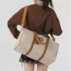 Jordan Polyester Gym Bag, One Shoulder Crossbody Bag, Travel Bag Unisex Beige Jordan JD2413019AD-001