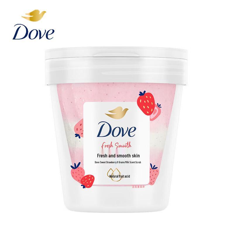 Dove Deep Cleansing Sweet Strawberry Oatmeal Milk Scrub