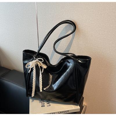 Einfache und vielseitige Tasche Damen große Kapazität 2025 neue Frühling-Sommer lässige Schultertasche weiches Leder Tragetasche