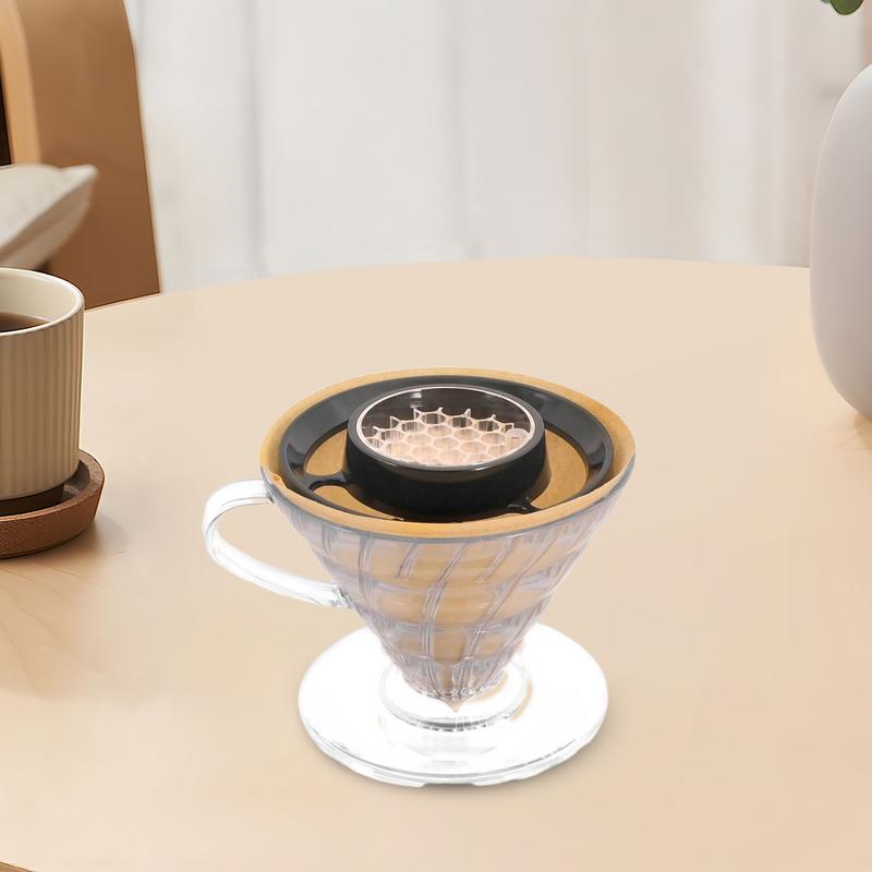 Pomocník pro kapání pro kávu Pour Over Kávovar Pourover Drip Příslušenství Kónický filtr pro rovnoměrné vaření Příslušenství s přesnou strukturou