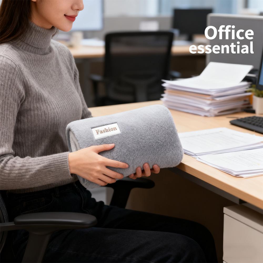 Electric Hot Water Bag Home Heater Soft Winter Hand Warmer Reusable Bottle EU Plug Rechargeable Pocket Warmer Home Office