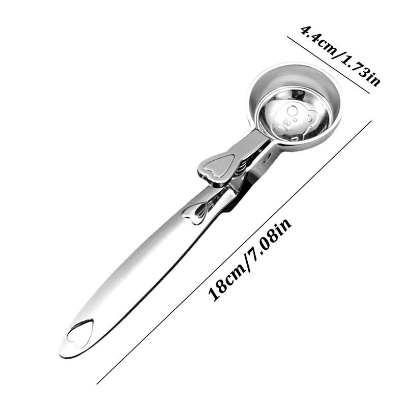 Cookie Scoops For Baking Ice Cream Scoop Comfortable Handle Cookie Dough Scoop Non-slip Grip Ice Cream Scooper Trigger Release