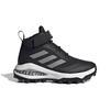 adidas Fortarun All Terrain K Slip Resistant Abrasion Resistant Mid Top Kids' Running Shoes Black Gray Kids' GZ0165