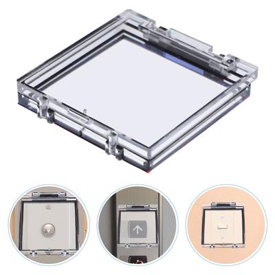 50X55Mm Lift Beschermhoes Transparant Veiligheidsscherm Tegen Verkeerde Bediening Voor Bedieningspaneel Drukknop Schakelaar Beschermer