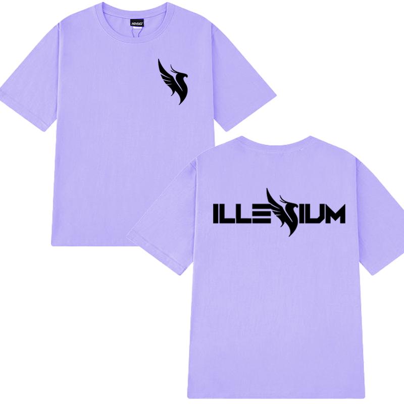 High Quality Illenium Dj Music Double Sided Printed Short Sleeve T-shirts 2025 Men Women Trend Casual T Shirt Unisex Cotton Tops
