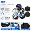 Car Front Hood & Rear Trunk Emblem 82mm 74mm for 2PC BMW M E46 E36 E34 F10 E90 F30 E60 F30 E53 E30 E92 E87 X1 X3 X5 M3 M4 G30 UJD4