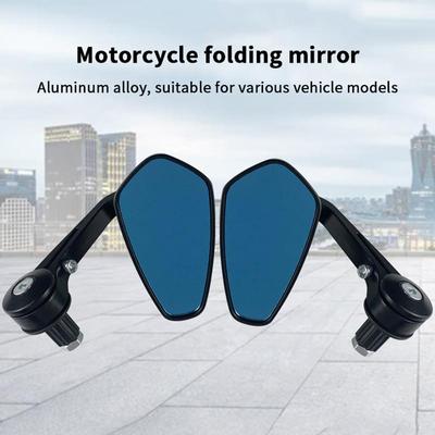 Motocyklové zrcátko Koncovka řídítek Zrcátko pro zpětný pohled Univerzální boční zrcátko Motocyklová vánoční dekorace Zrcátko pro zpětný pohled