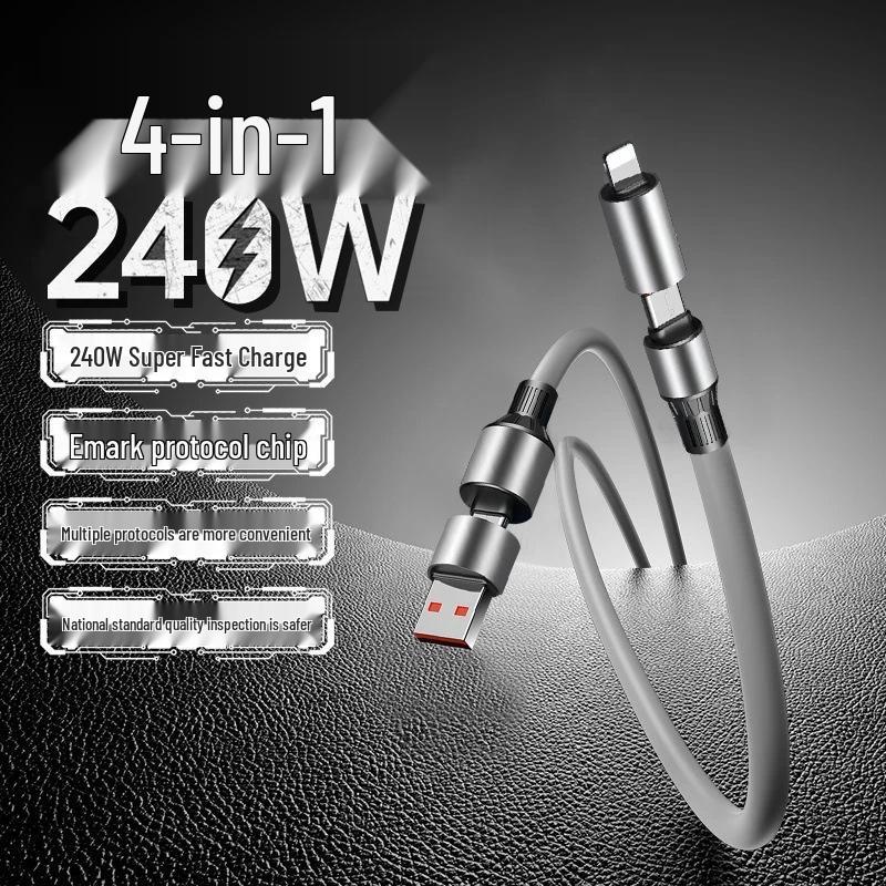 100W GaN Fast Charger for Apple & Huawei USB-C Devices