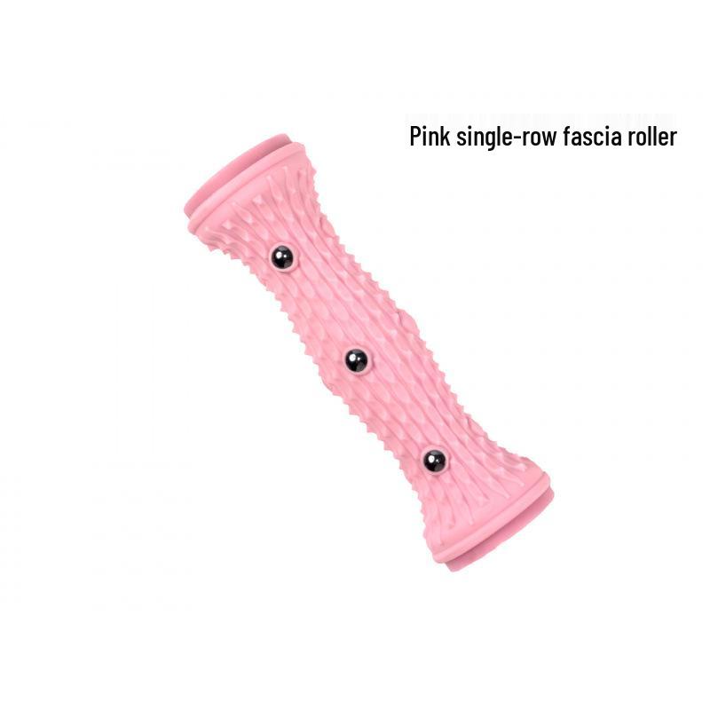 Домашний массажер для ног: Двухрядное роликовое и разминающее устройство