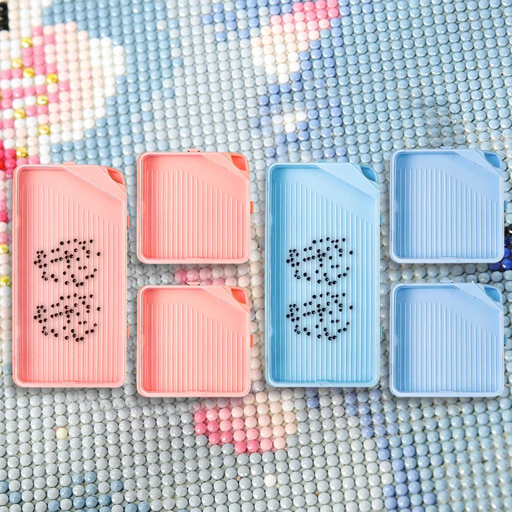 6Pcs Diamond Art Trays Rhinestone Tray Organizer Bead Sorting Trays Organizer Diamond Painting Accessories and Tools for Adults