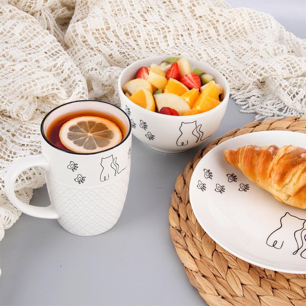 Miseczka Miska na Zupę Płatki Surówki Przekąski Salaterka Porcelanowa 500ml