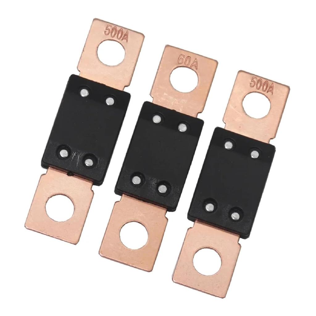 500A ANL Mega Fuse, 70V DC, Copper Terminals, High Breaking Capacity, for 48V Vehicle Systems (1PCS 500A)