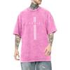 Men's Printed Round Neck T-shirt  Casual Sports Short Sleeved Shirt