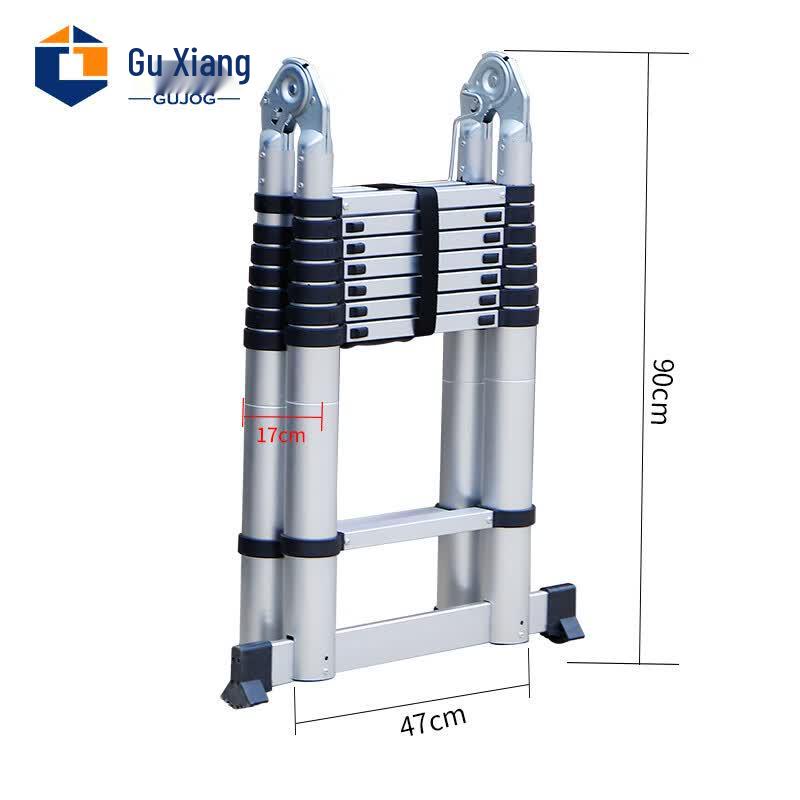 Guxiang Multi-functional Telescopic Aluminum A-Frame Ladder
