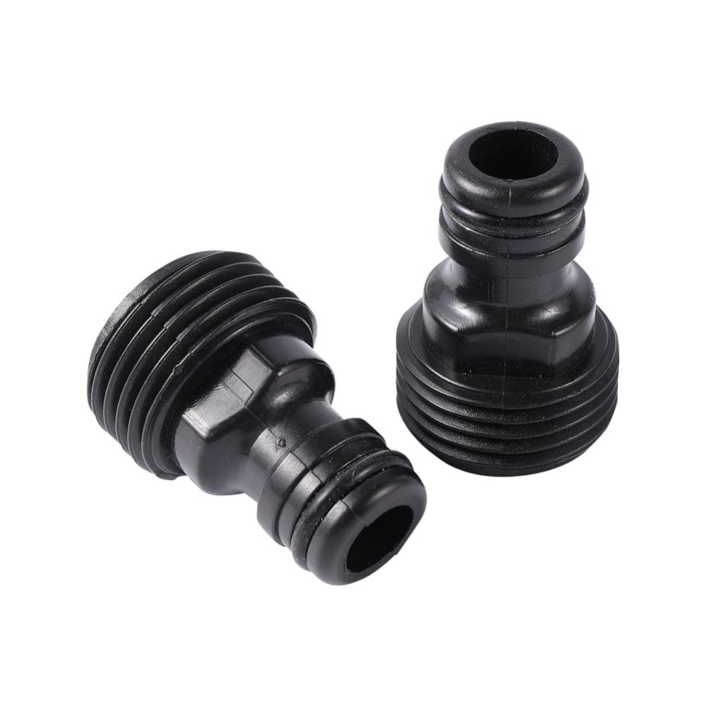3/4" Male Thread Quick Connector European/American Standard Hose Interface Connector Faucet Car Wash Water Gun Pipe Fitting 5pcs
