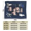 B-Billie-Girl E-eilish Amerikaanse Zanger Fleece Plaid Dekens voor Bank Buiten Zacht Pluche Dunne Dekbed,