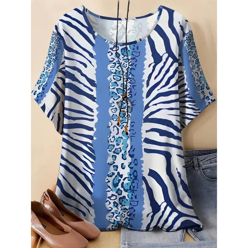 Fashion Versatile Short Sleeve Casual Simple Women s Top Loose T-Shirts Women’s XS